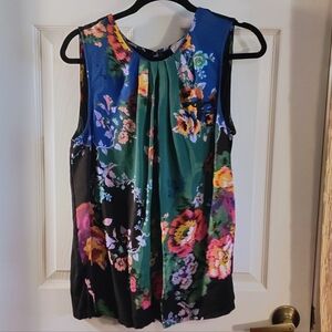 Anthropologie Multicolor Floral Blouse